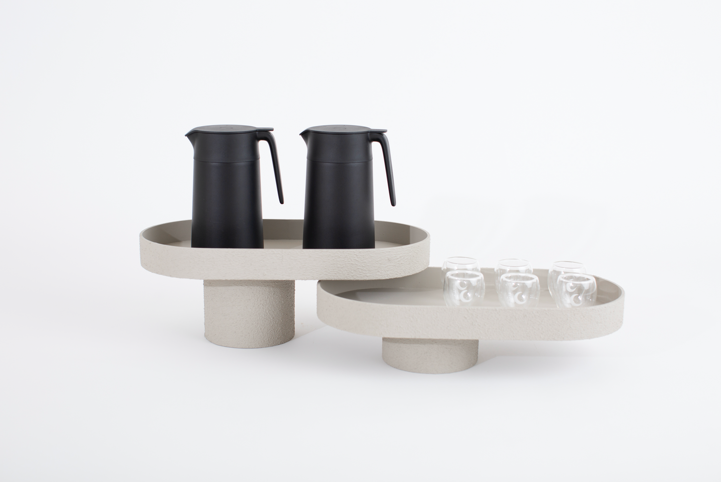 Trays set - Concrete