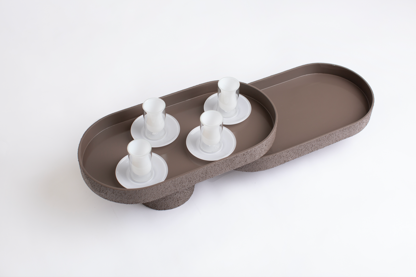 Trays set - Brown