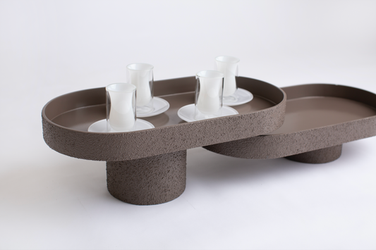 Trays set - Brown